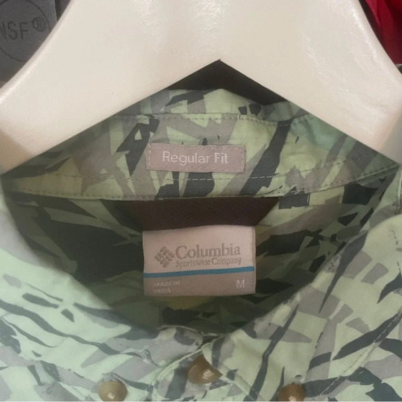 Columbia Regular Fit Mens Shirt Size Medium Rapid Rivers Shirt Short Sleeve - Picture 5 of 5